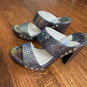 Jimmy Choo platform heels. 4.5 in heel